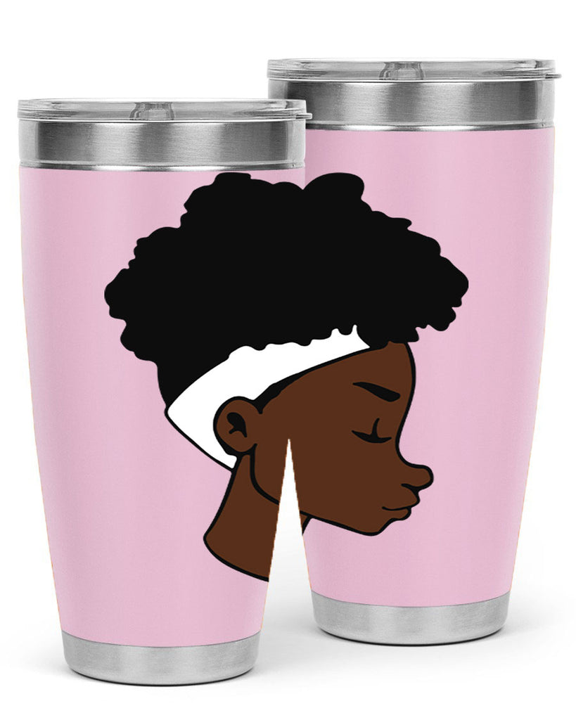 black woman afro 55#- women-girls- Tumbler