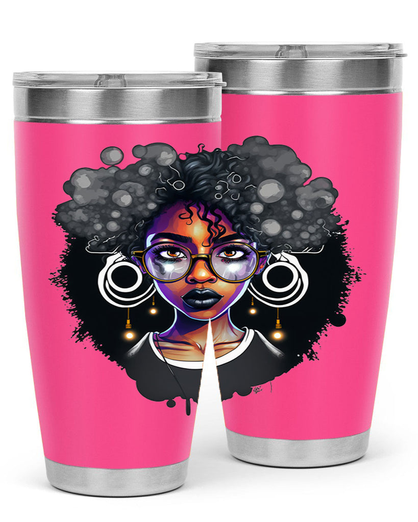 Sparkling Black Girl Design 10#- women-girls- Tumbler