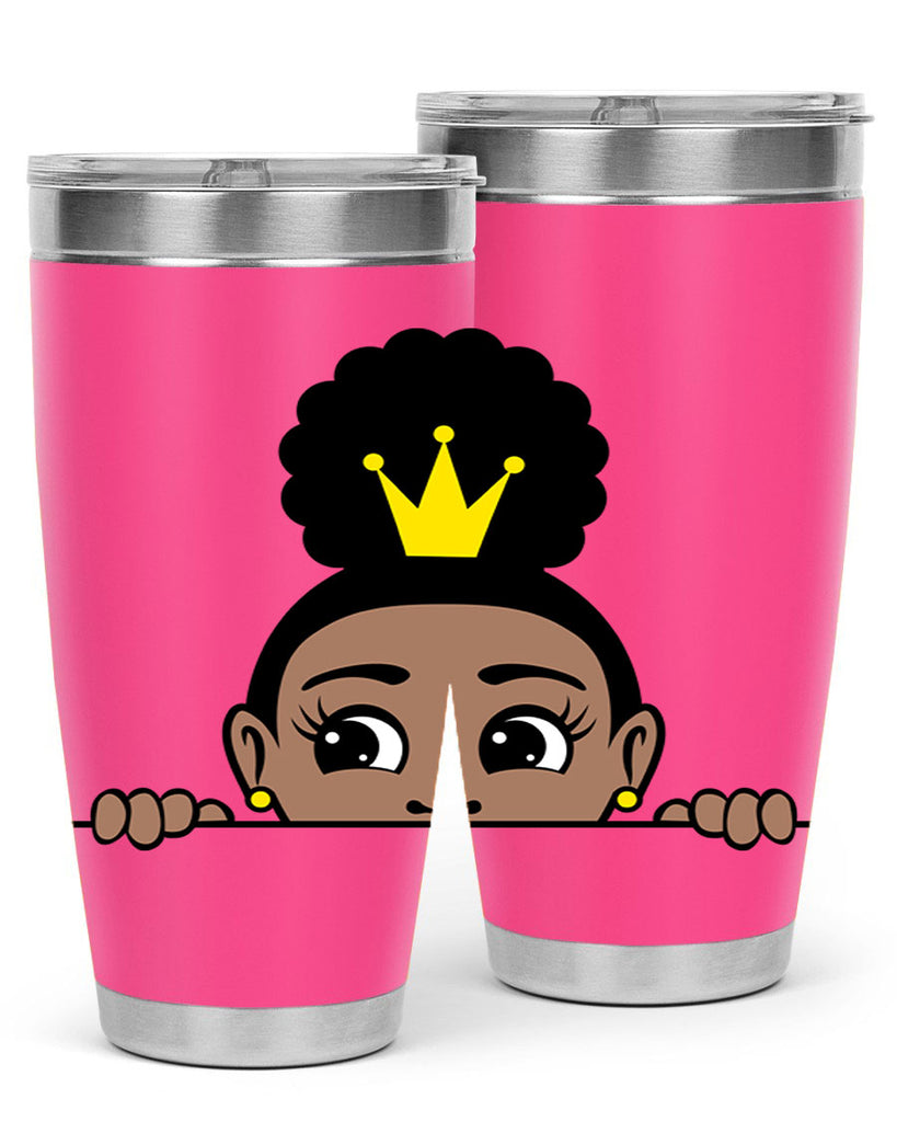 afro puff crown girl 1#- women-girls- Tumbler