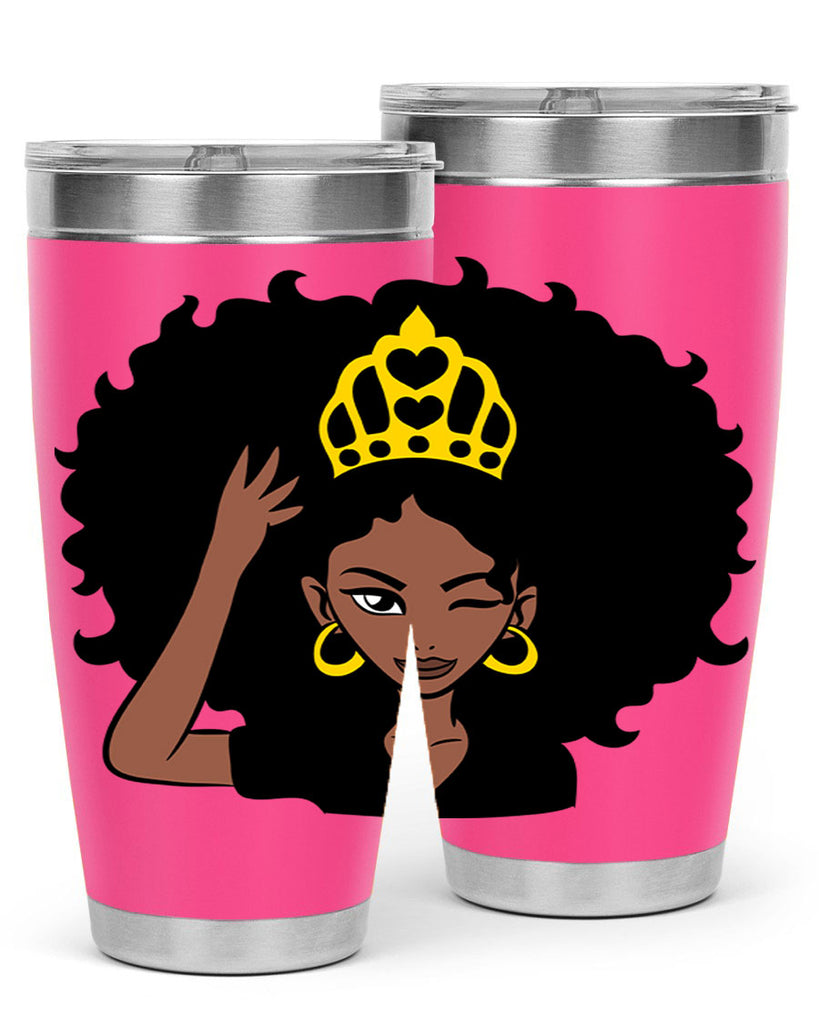 afro queen crown 72#- women-girls- Tumbler