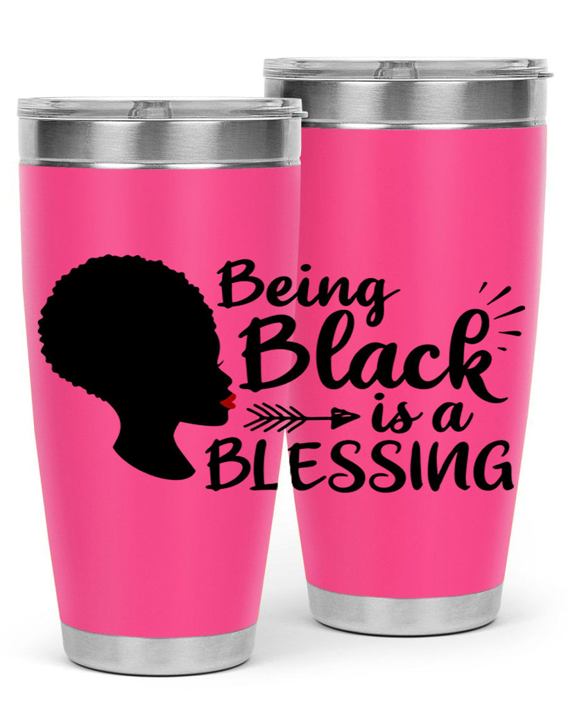 being black is a blessing Style 63#- women-girls- Tumbler