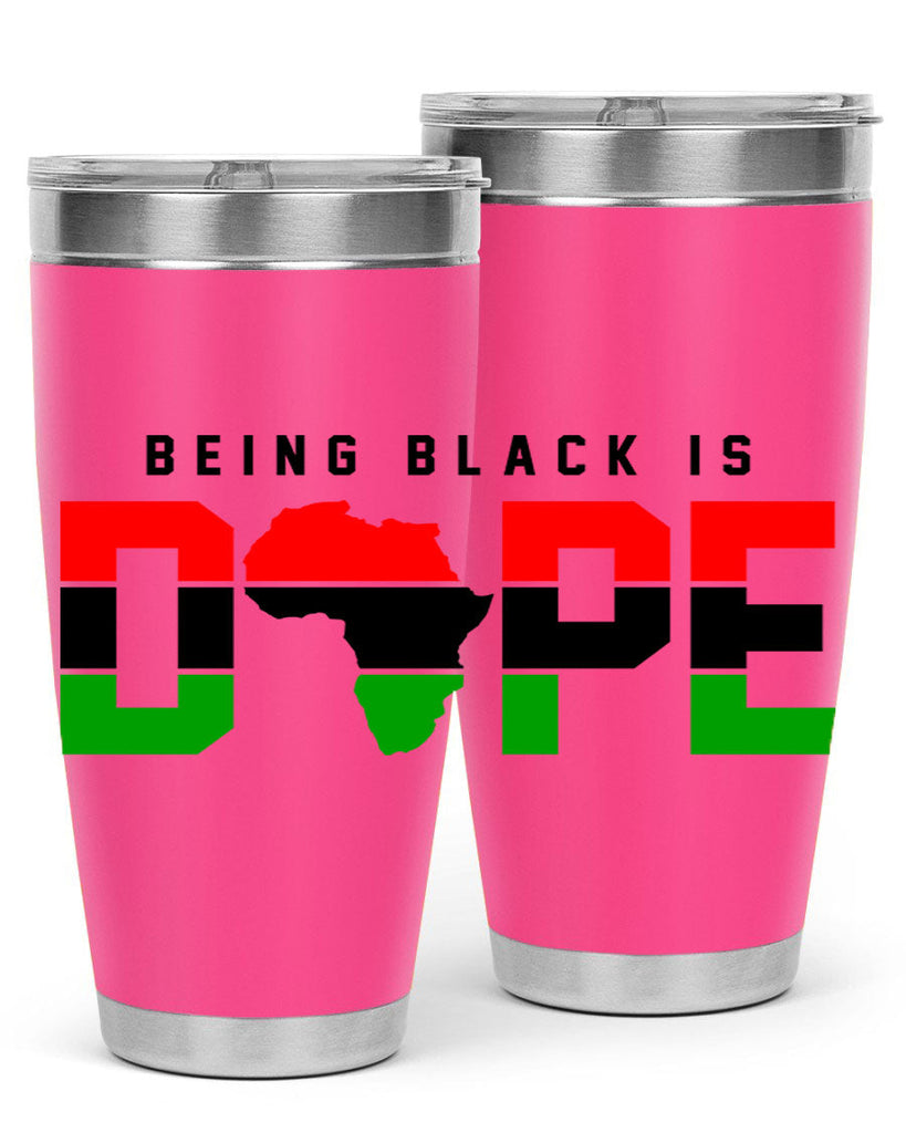 being black is dope africa 257#- black words phrases- Cotton Tank