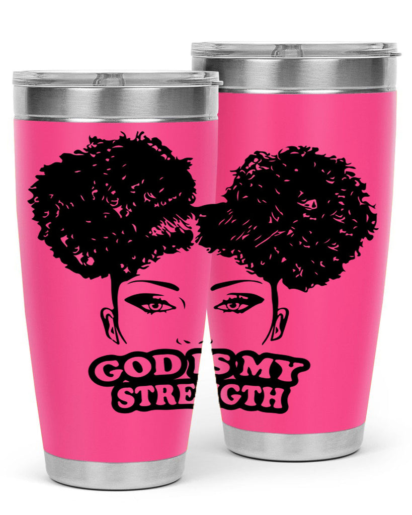 god is my strength 2#- women-girls- Tumbler