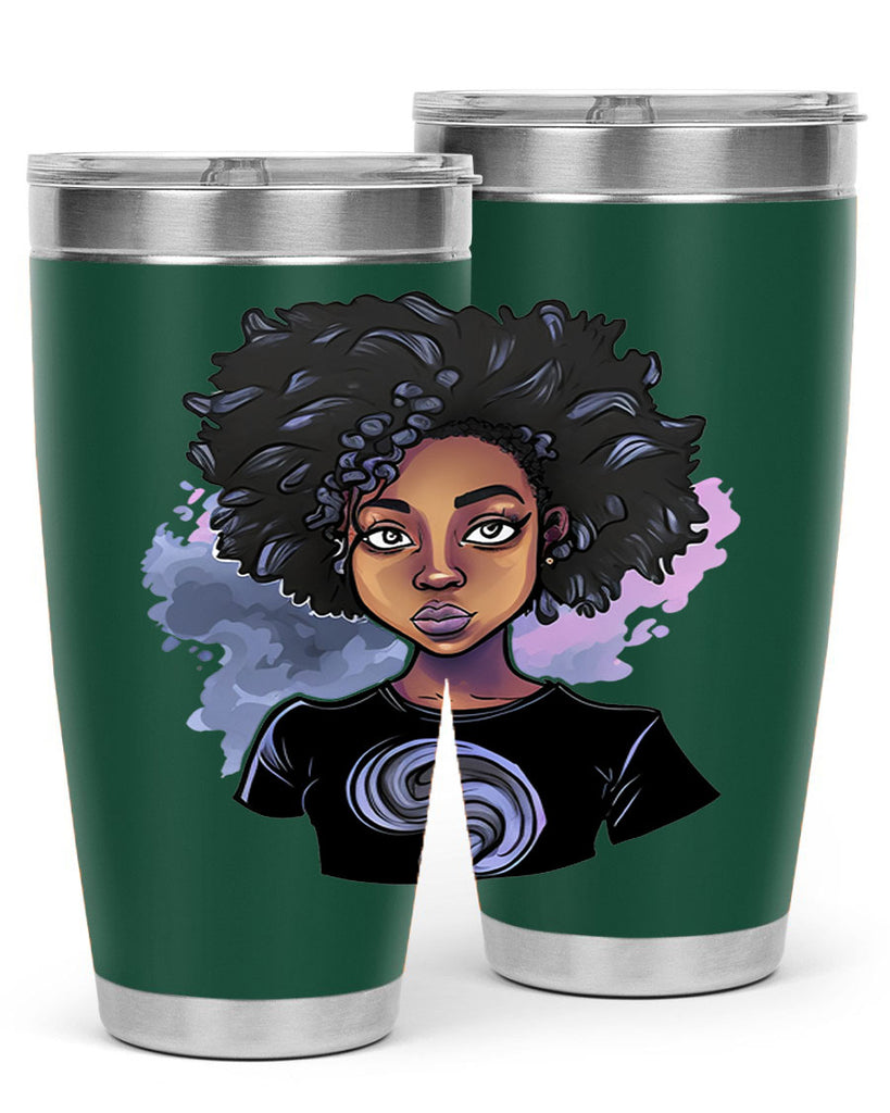 Sparkling Black Girl Design 1#- women-girls- Tumbler