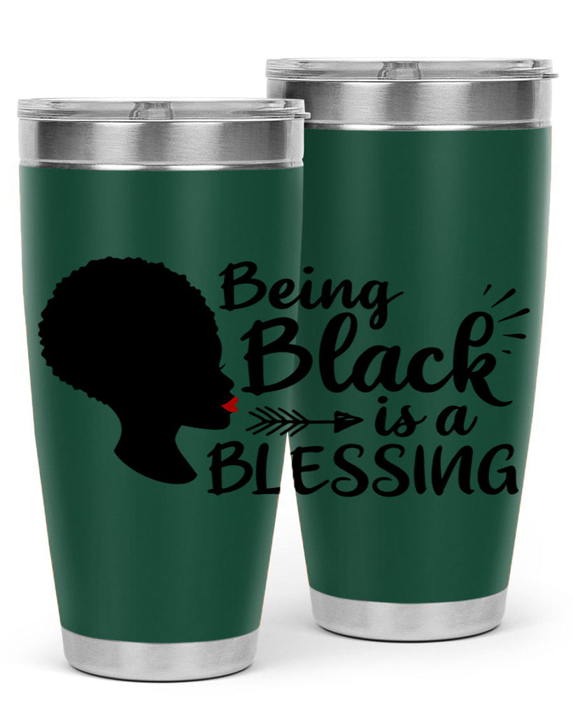 being black is a blessing Style 63#- women-girls- Tumbler