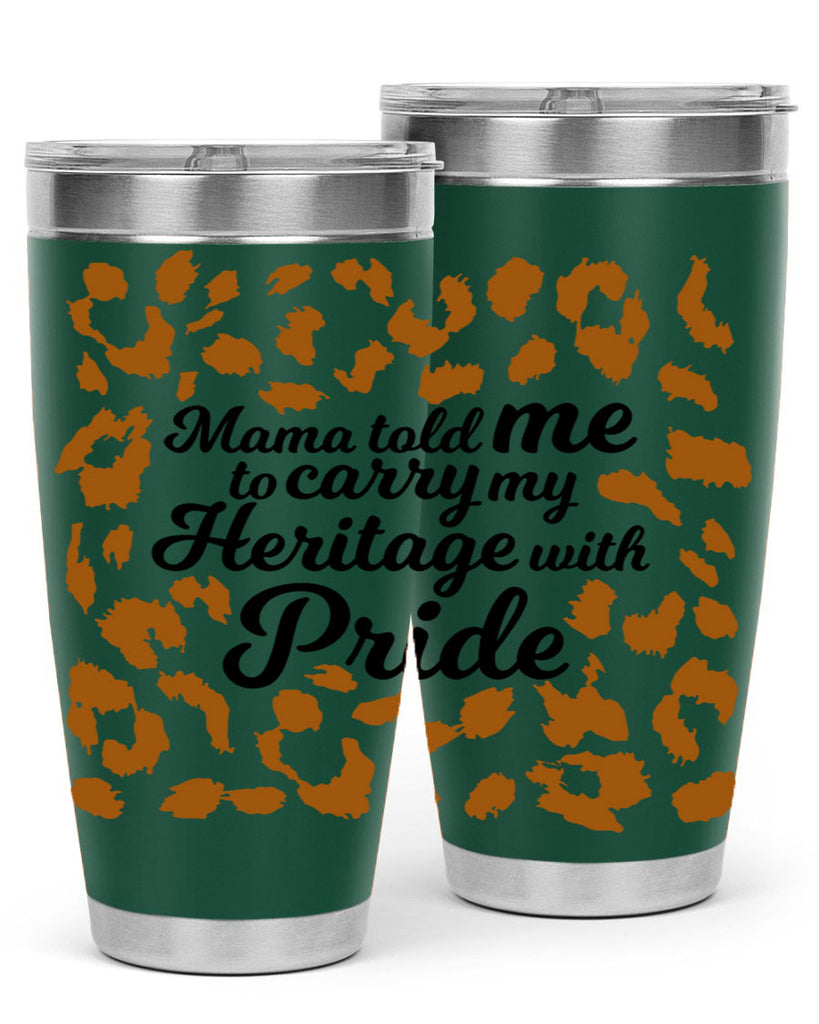 mama told me to carry my heritage with pride Style 23#- women-girls- Cotton Tank