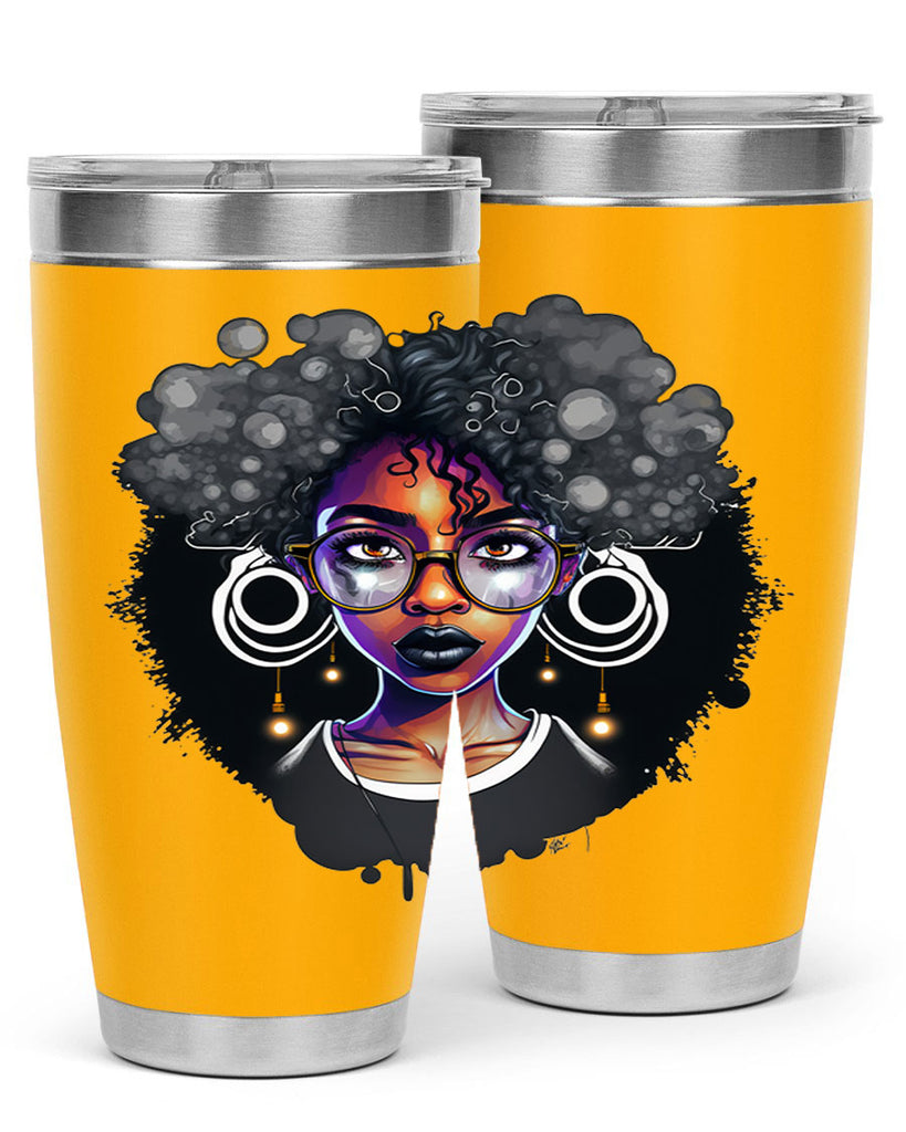 Sparkling Black Girl Design 10#- women-girls- Tumbler