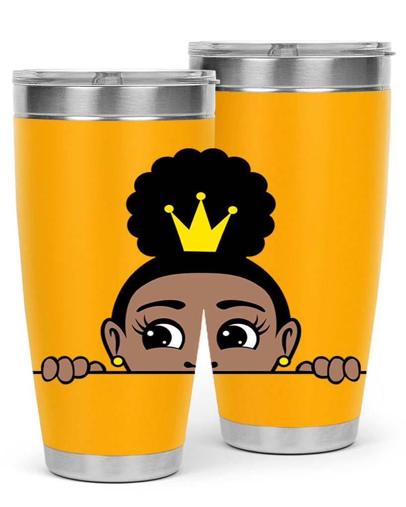 afro puff crown girl 1#- women-girls- Tumbler