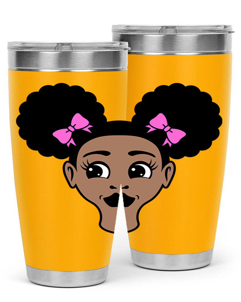 afro puffs girl 74#- women-girls- Tumbler