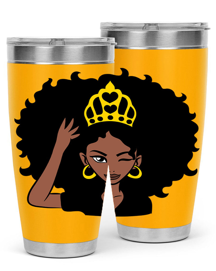 afro queen crown 72#- women-girls- Tumbler