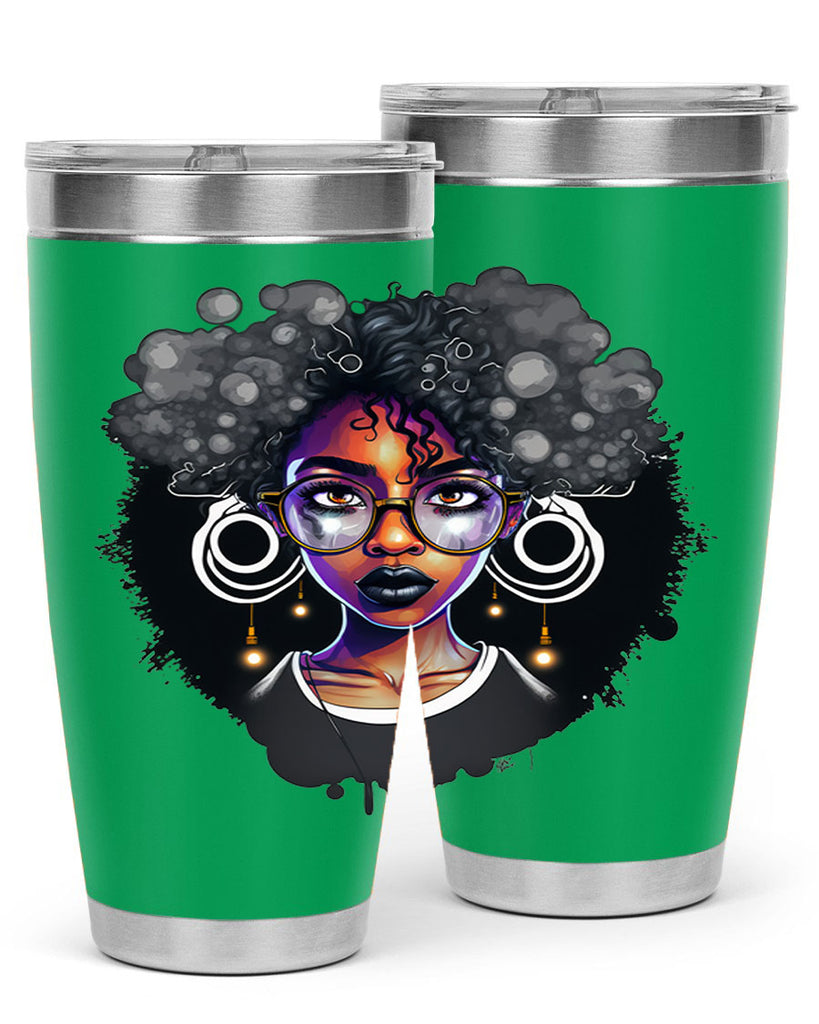 Sparkling Black Girl Design 10#- women-girls- Tumbler