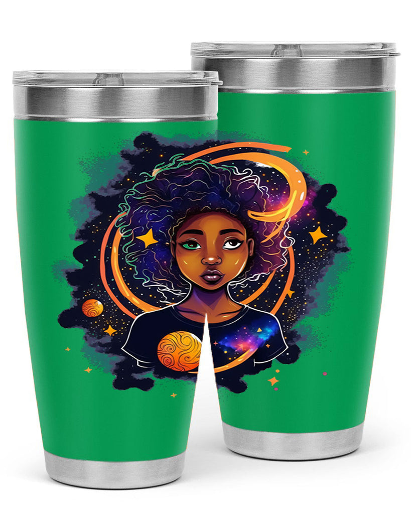 Sparkling Black Girl Design 19#- women-girls- Tumbler