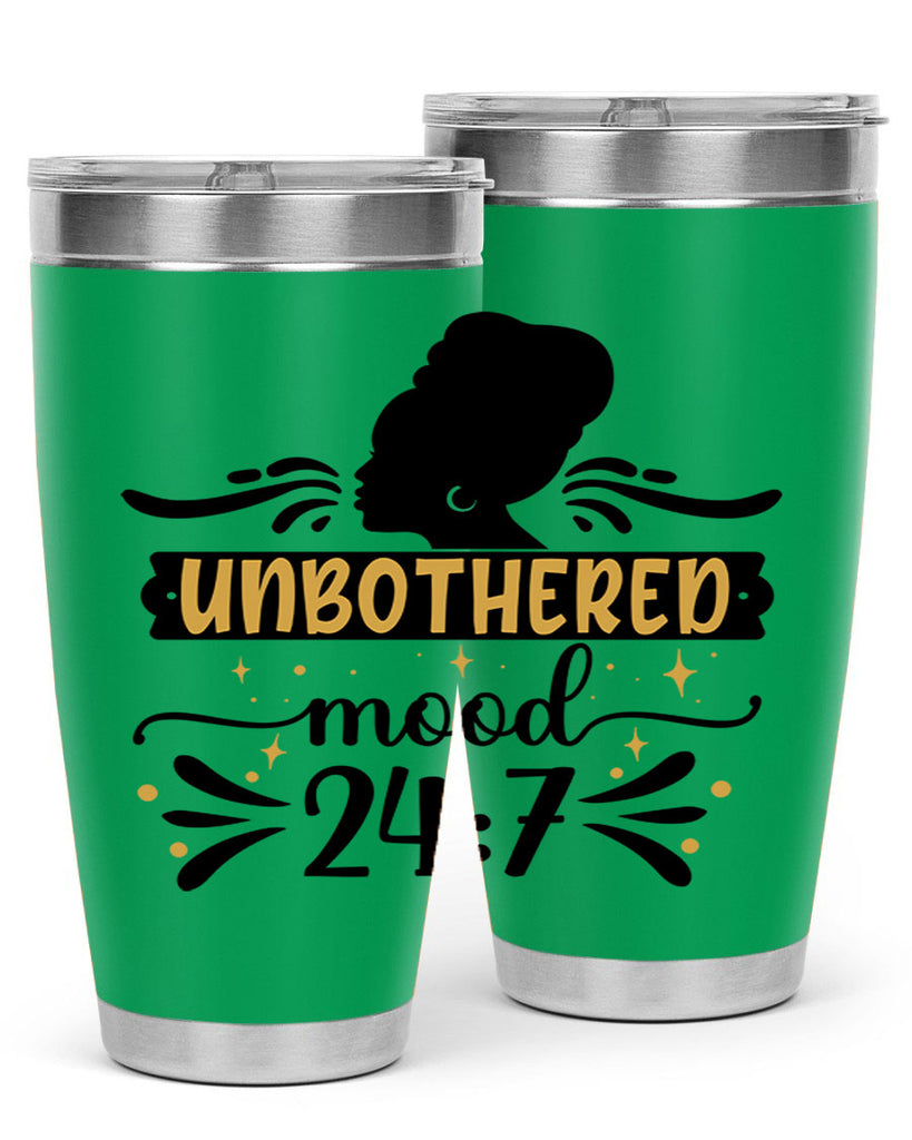 Unbothered mood Style 2#- women-girls- Tumbler
