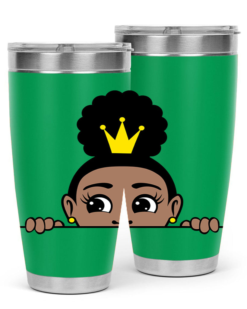 afro puff crown girl 2#- women-girls- Tumbler