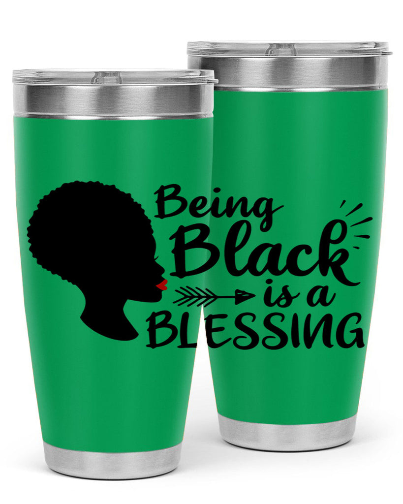 being black is a blessing Style 63#- women-girls- Tumbler