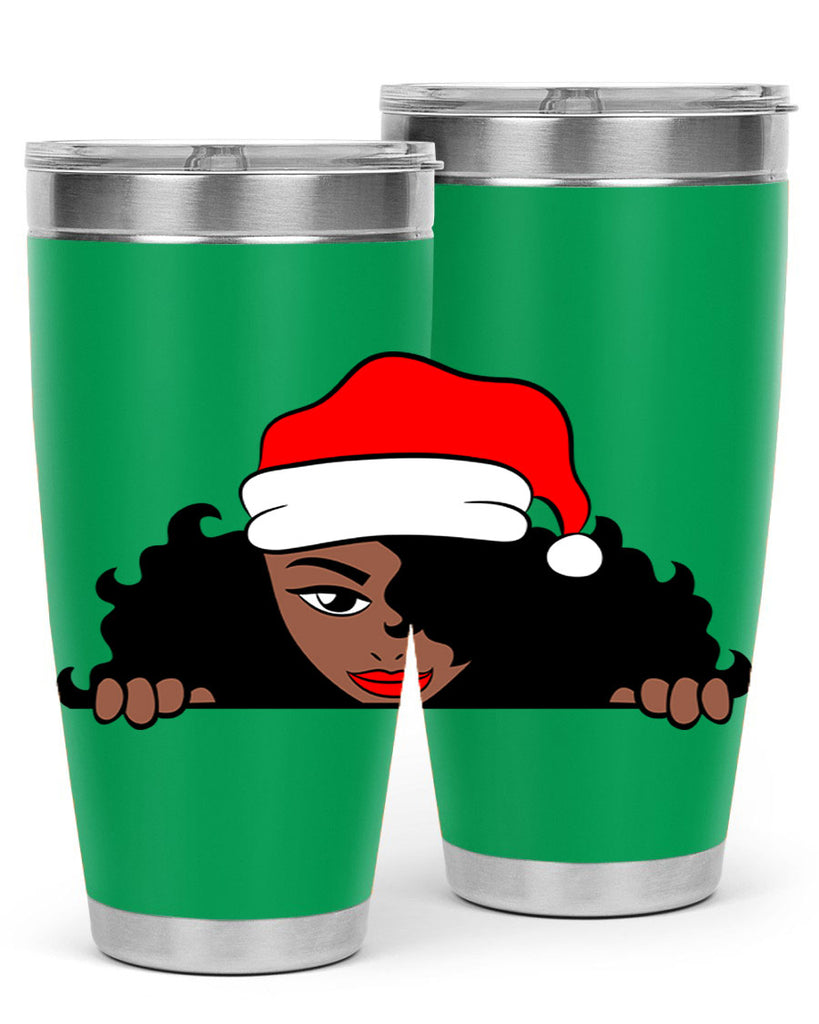 peekaboo santa girl 22#- women-girls- Tumbler