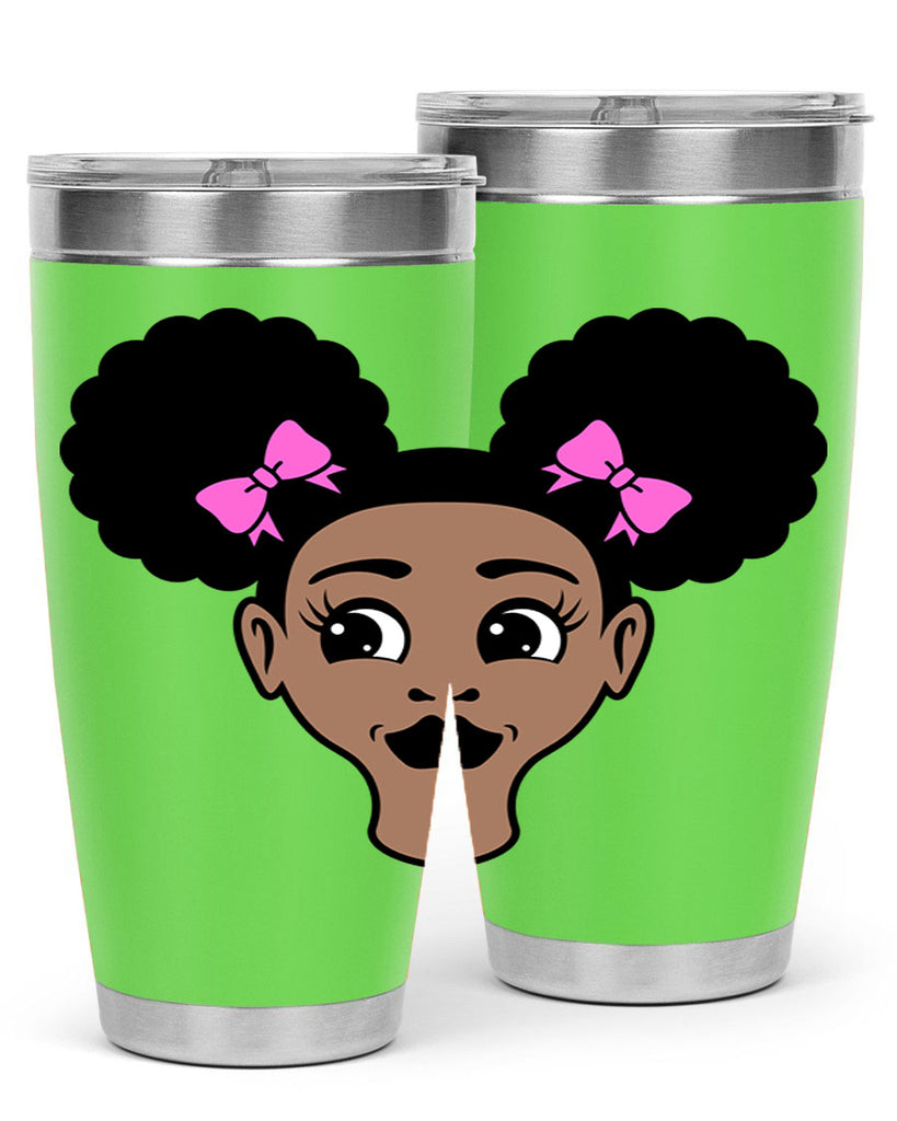 afro puffs girl 74#- women-girls- Tumbler