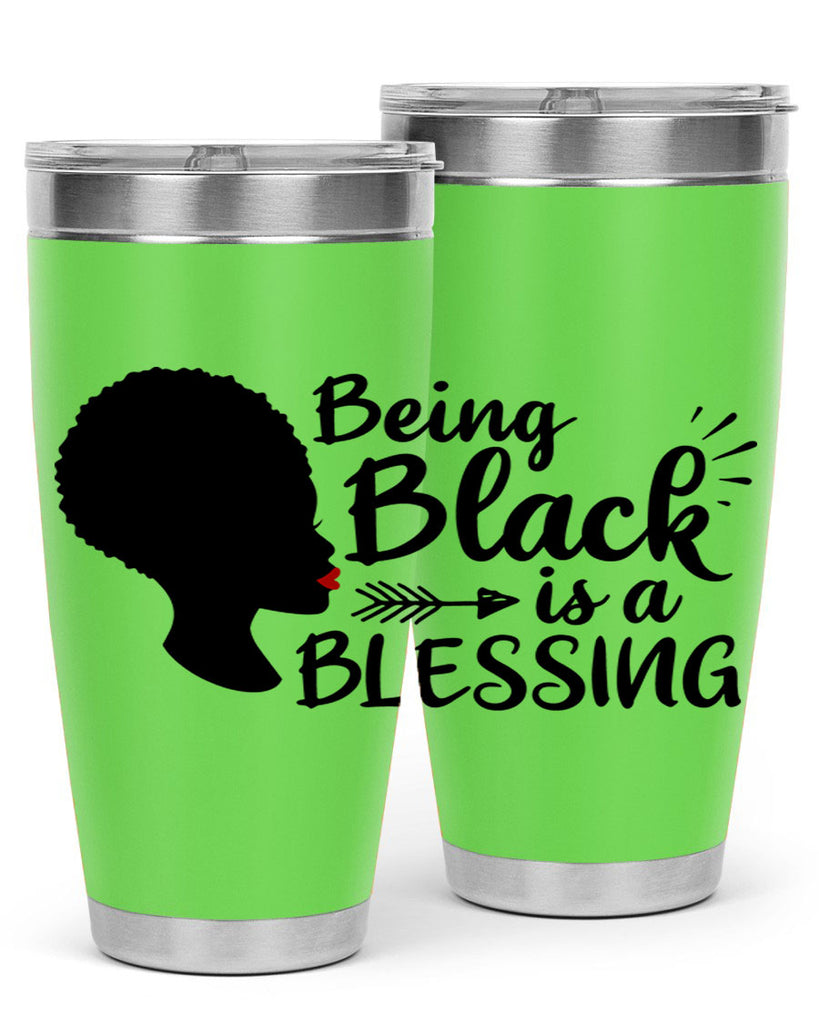 being black is a blessing Style 63#- women-girls- Tumbler