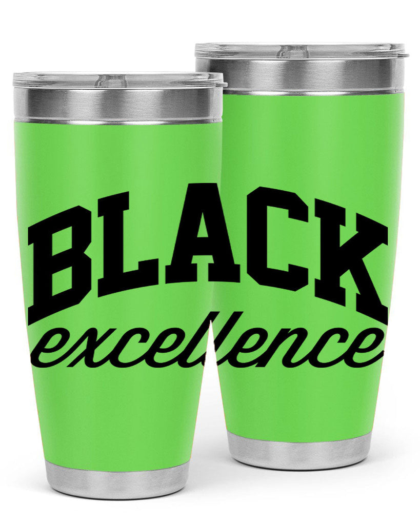 black excllence  211#- black words phrases- Cotton Tank