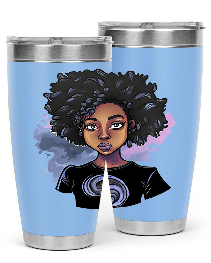 Sparkling Black Girl Design 1#- women-girls- Tumbler