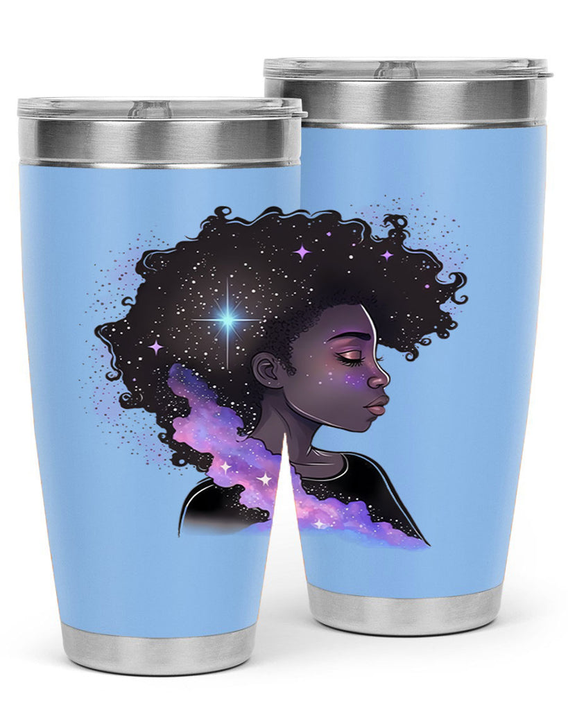Sparkling Black Girl Design 4#- women-girls- Cotton Tank