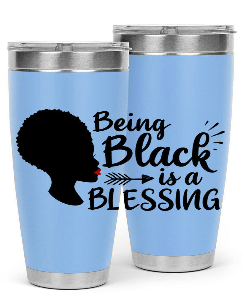 being black is a blessing Style 63#- women-girls- Tumbler