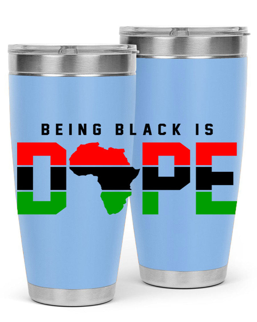 being black is dope africa 257#- black words phrases- Cotton Tank