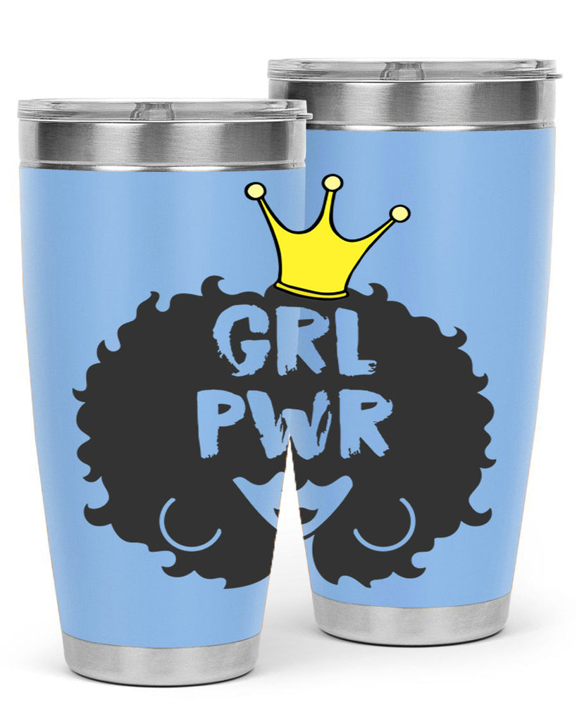 girl power with crown 34#- women-girls- Tumbler