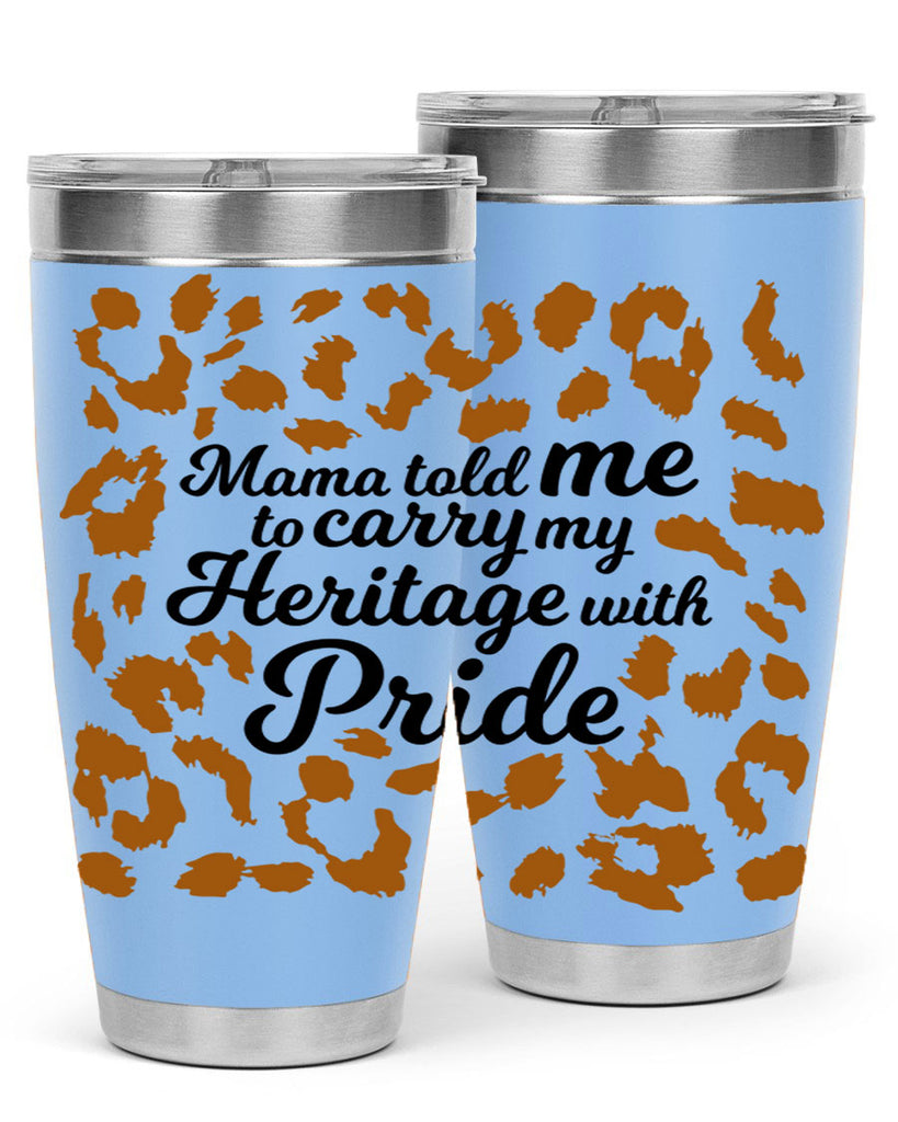 mama told me to carry my heritage with pride Style 23#- women-girls- Cotton Tank