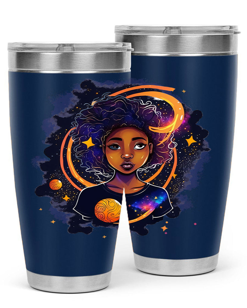 Sparkling Black Girl Design 19#- women-girls- Tumbler