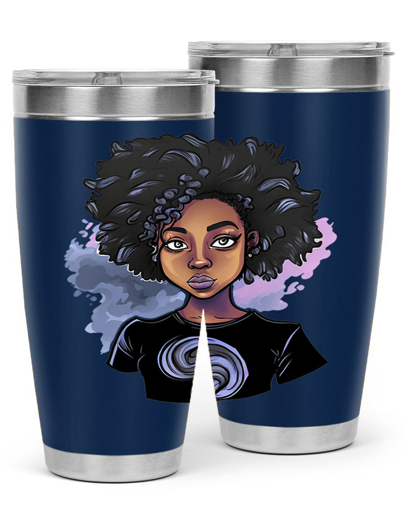 Sparkling Black Girl Design 1#- women-girls- Tumbler