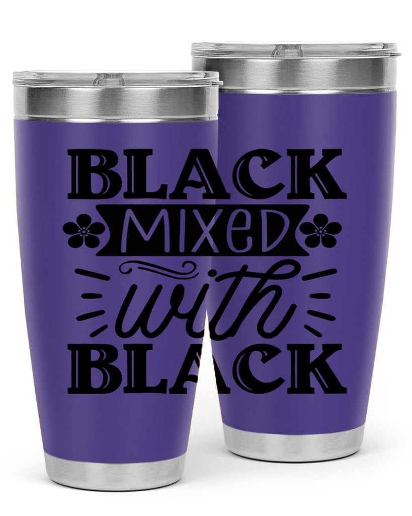 Black mixed with black Style 56#- women-girls- Tumbler