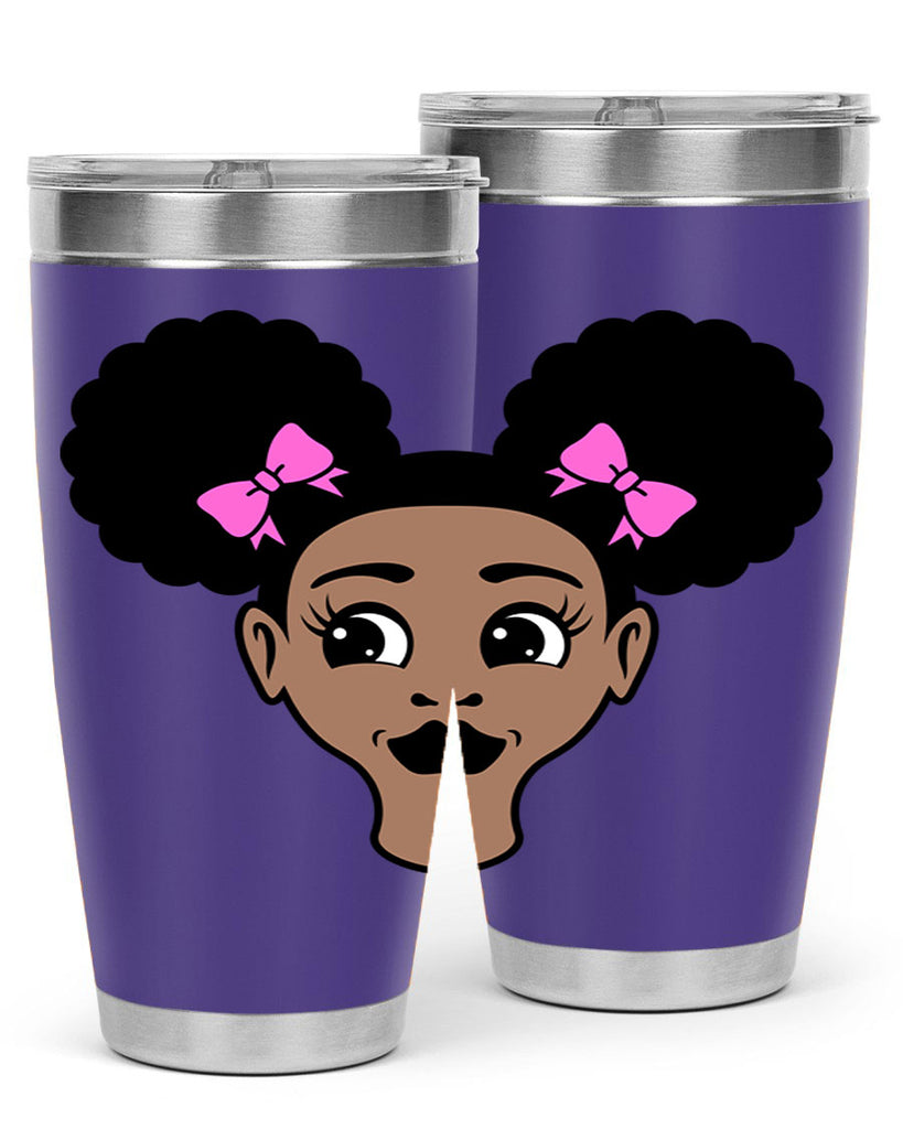 afro puffs girl 74#- women-girls- Tumbler