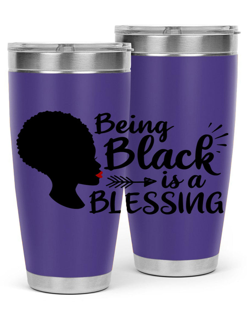 being black is a blessing Style 63#- women-girls- Tumbler