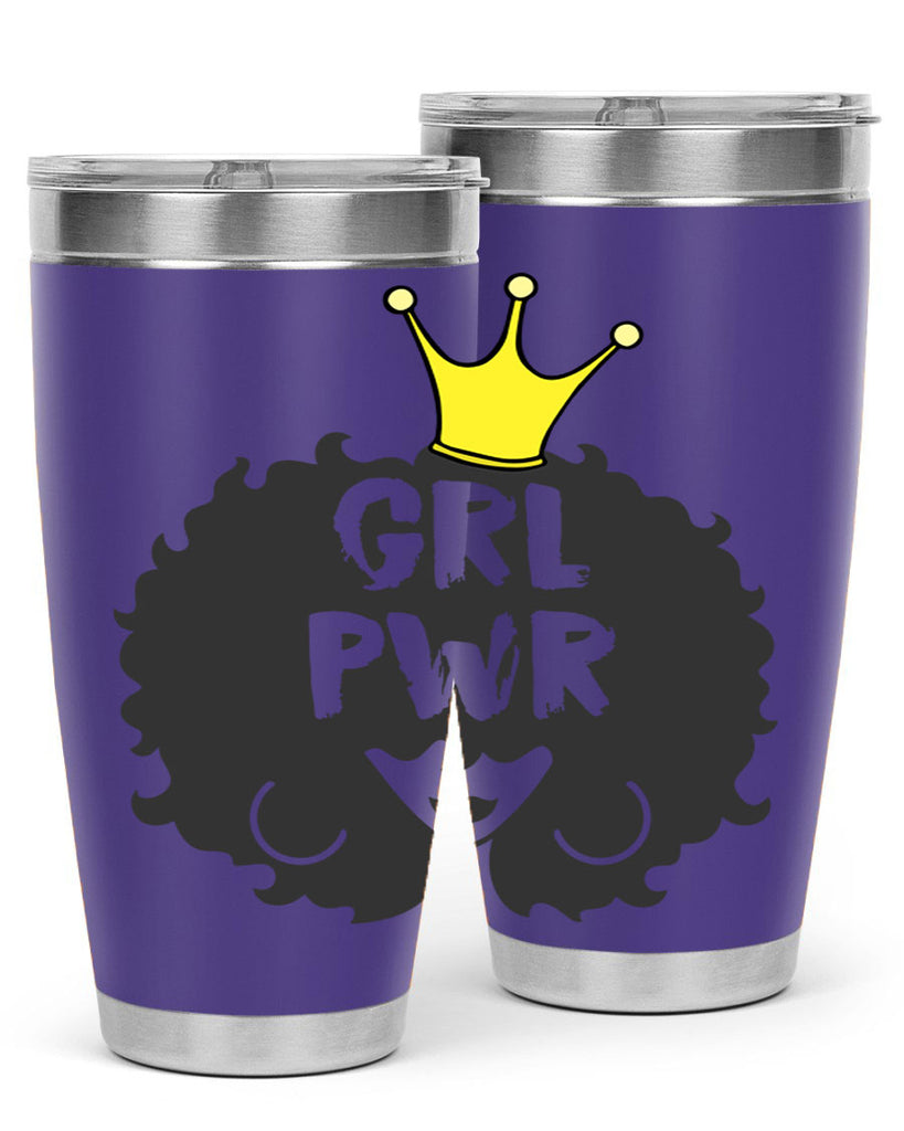 girl power with crown 34#- women-girls- Tumbler