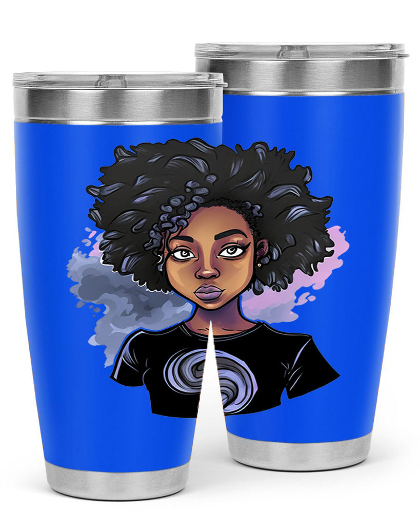 Sparkling Black Girl Design 1#- women-girls- Tumbler