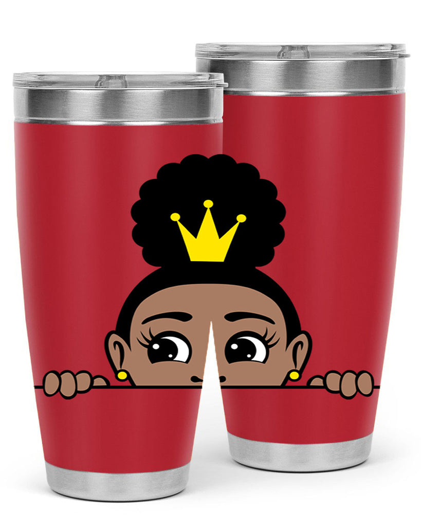 afro puff crown girl 1#- women-girls- Tumbler