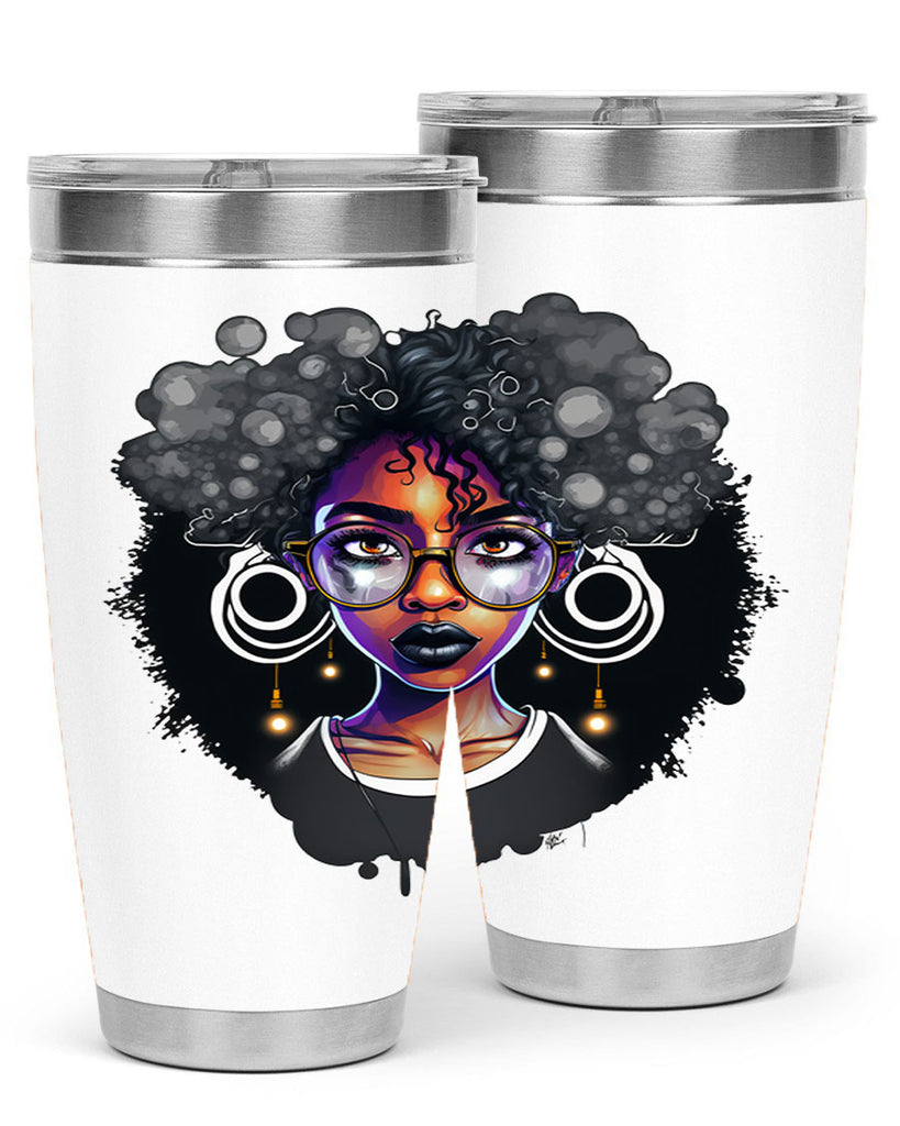 Sparkling Black Girl Design 10#- women-girls- Tumbler