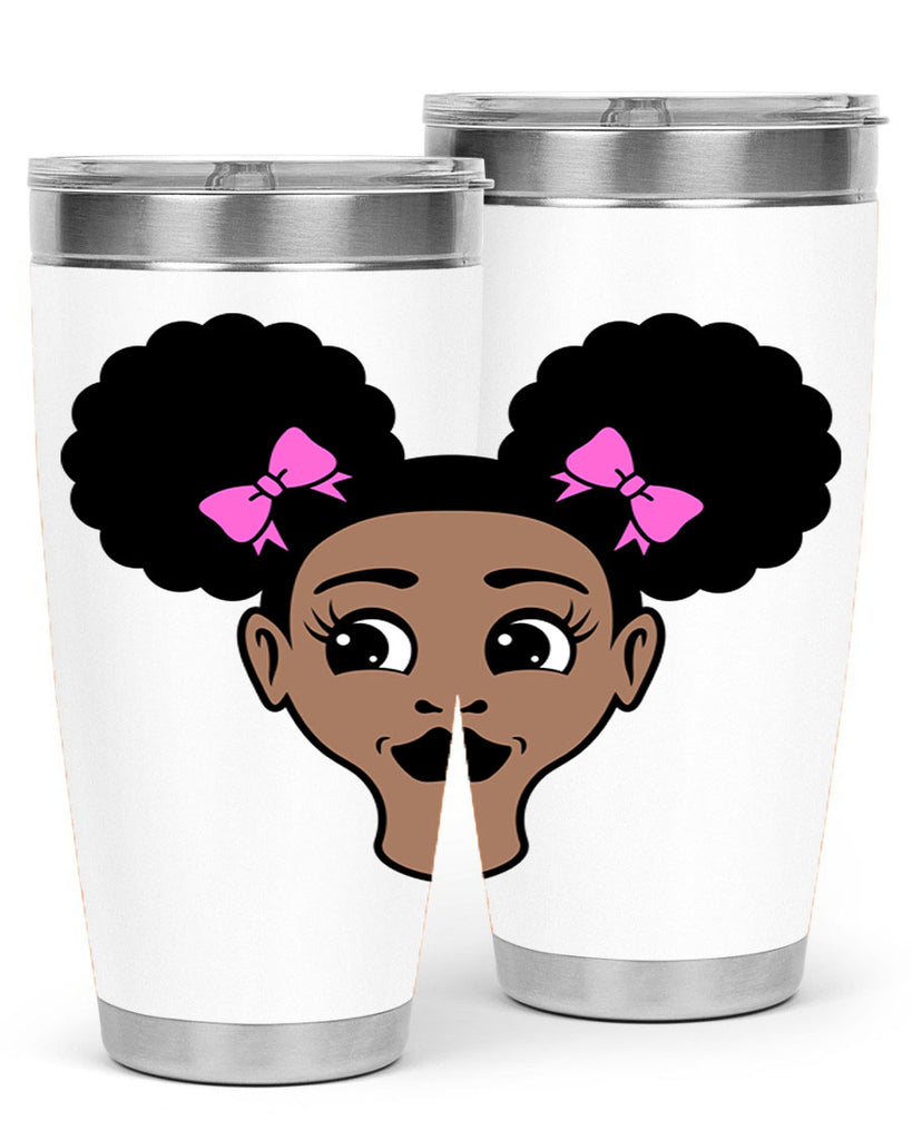 afro puffs girl 74#- women-girls- Tumbler