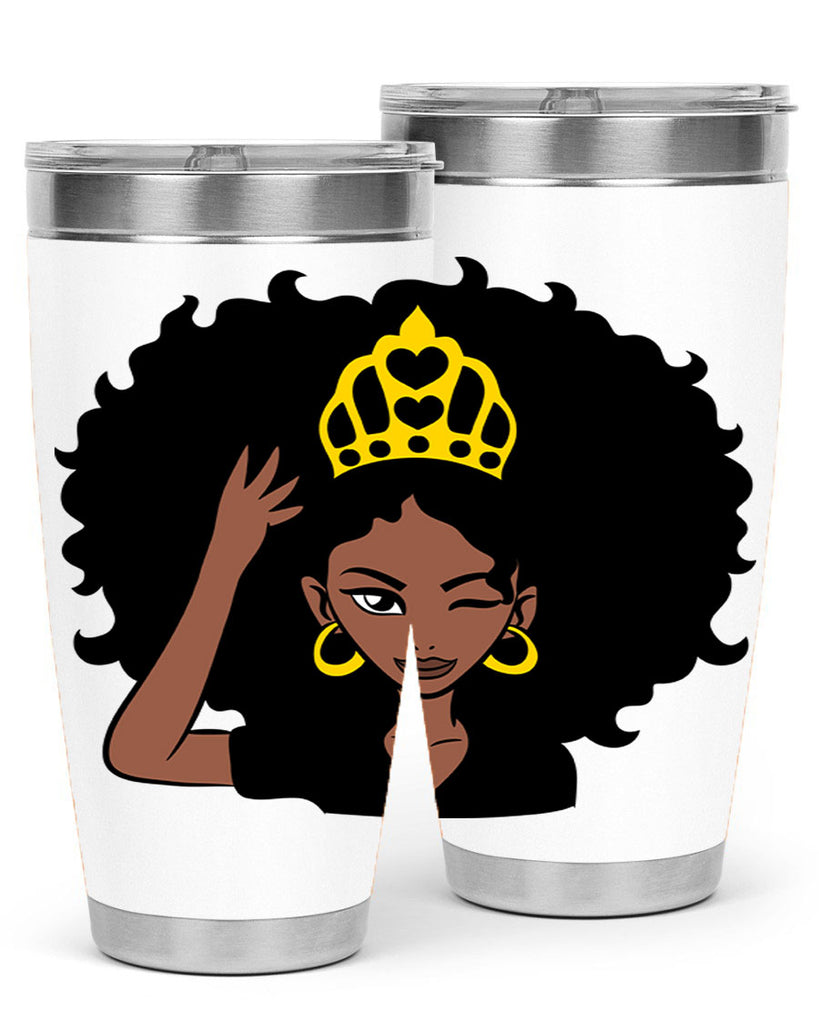 afro queen crown 72#- women-girls- Tumbler