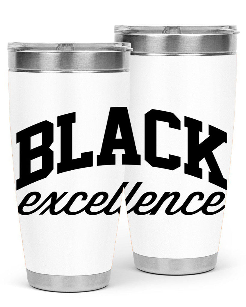 black excllence  211#- black words phrases- Cotton Tank