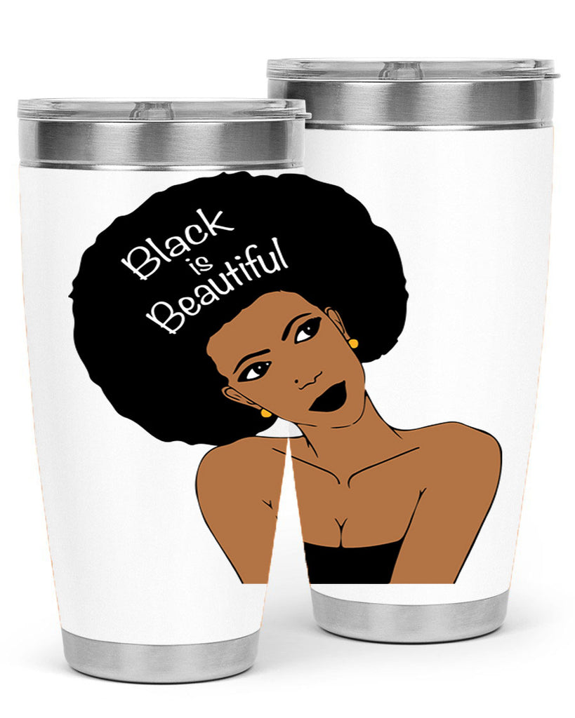 black is beautiful 13#- women-girls- Tumbler