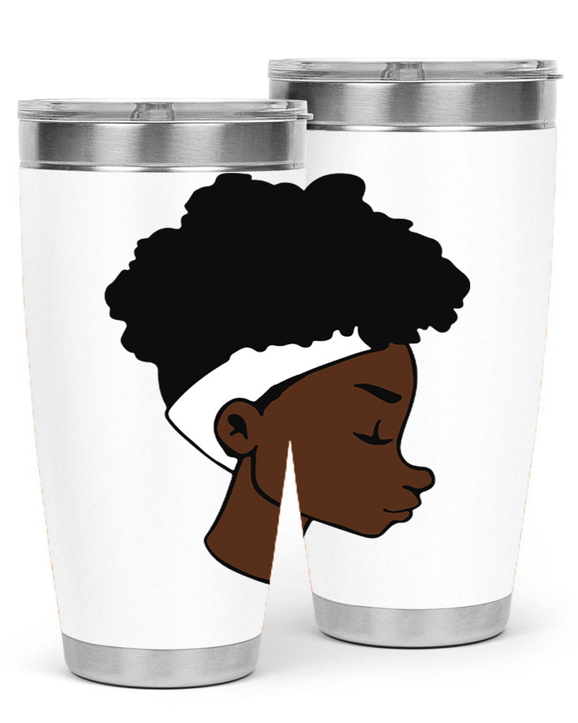 black woman afro 55#- women-girls- Tumbler