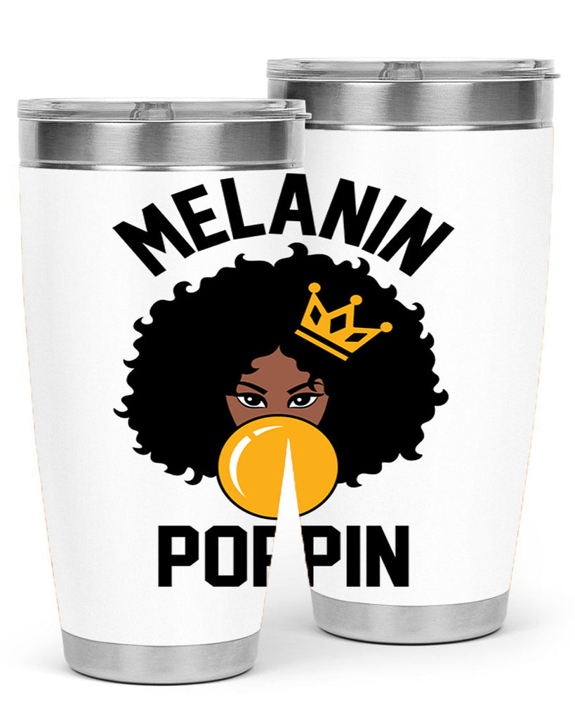 melanin poppin afro girl 25#- women-girls- Tumbler