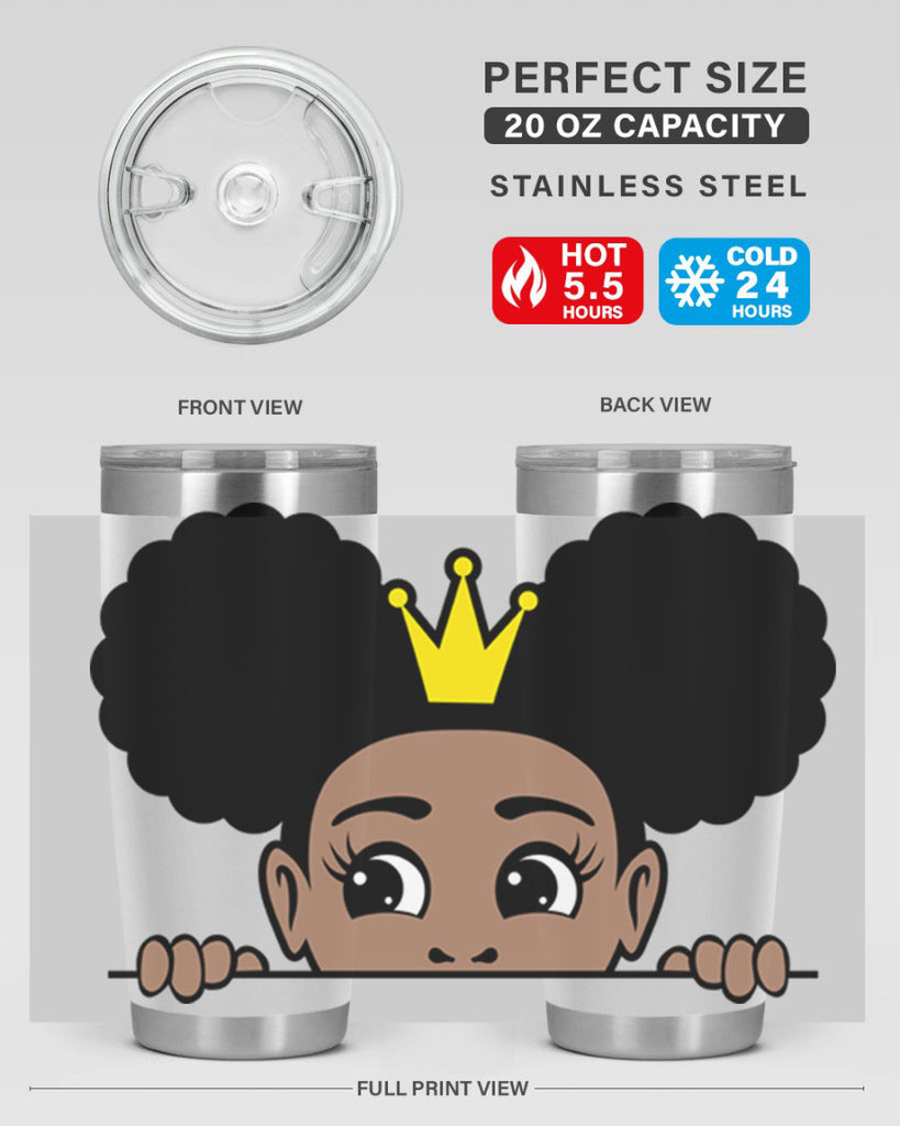 crown afro puffs 51#- women-girls- Tumbler