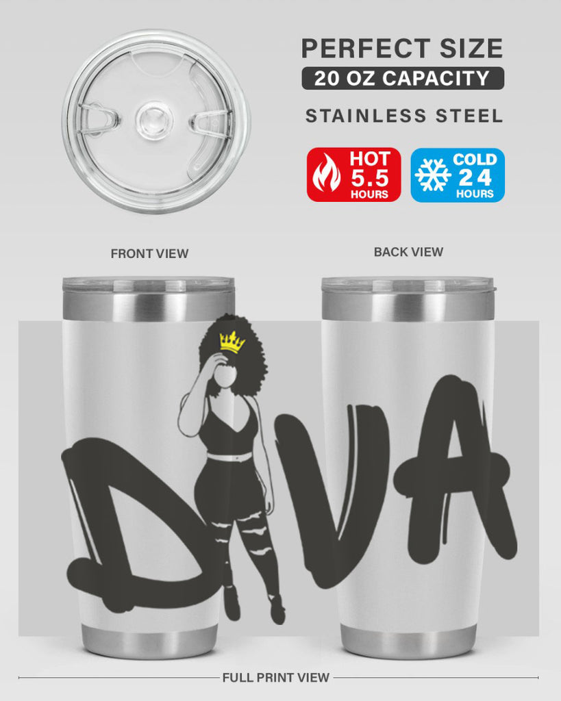 diva 6#- women-girls- Tumbler