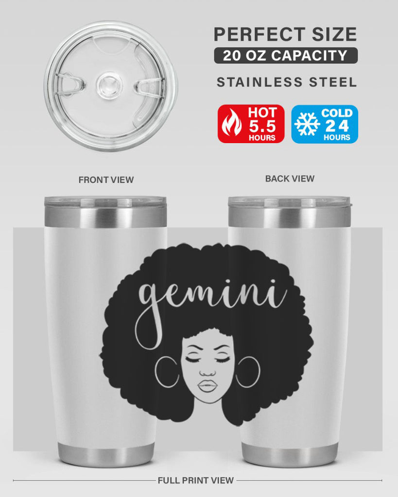 gemini girl 36#- women-girls- Tumbler