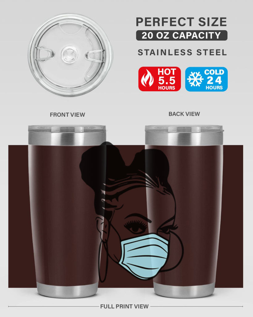 black nurse 5#- women-girls- Tumbler