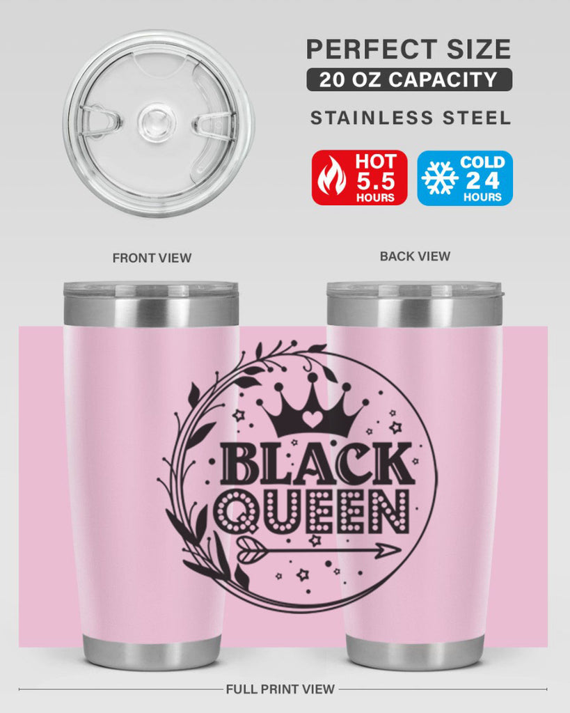 Black queen Style 55#- women-girls- Tumbler