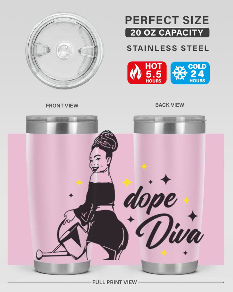 dope diva 4#- women-girls- Cotton Tank